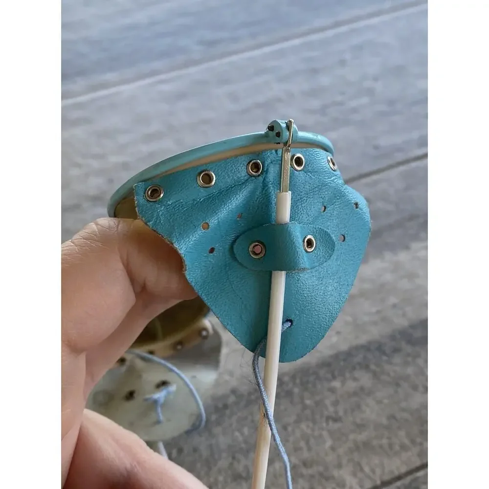 Vintage Sunglasses Light Blue Pilot Aviator Style 1980s